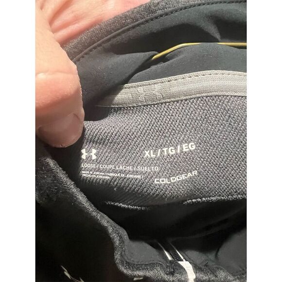 Under Armour Men's XL Gray ColdGear 1/4 Zip Pullover Long Sleeve - Picture 2 of 5